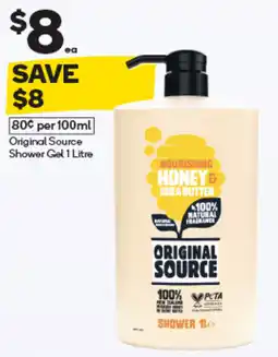 Woolworths Original Source Shower Gel offer
