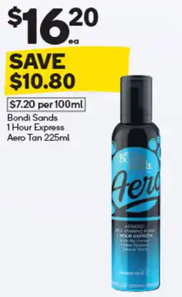 Woolworths Bondi Sands Aero Tan offer