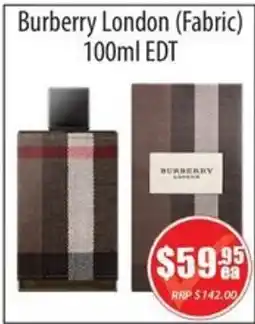 Healthy World Pharmacy Burberry London (Fabric) 100ml EDT offer