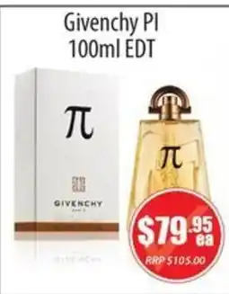 Healthy World Pharmacy Givenchy Pi 100ml EDT offer