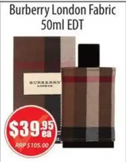Healthy World Pharmacy Burberry London Fabric EDT offer