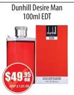 Healthy World Pharmacy Dunhill Desire Man offer