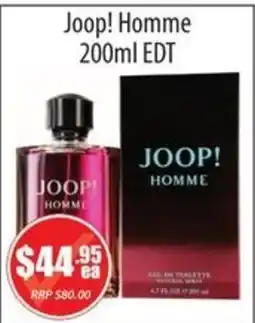 Healthy World Pharmacy Joop! Homme offer
