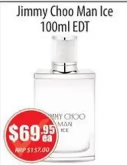 Healthy World Pharmacy Jimmy Choo Man Ice offer