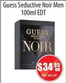 Healthy World Pharmacy Guess Seductive Noir Men offer