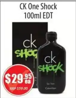 Healthy World Pharmacy CK One Shock for him offer