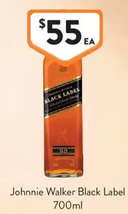 Foodworks Johnnie Walker Black Label offer