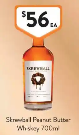 Foodworks Skrewball Peanut Butter Whiskey offer