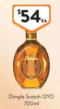 Foodworks Dimple Scotch 12YO offer