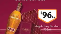 Foodworks Angel's Envy Bourbon offer
