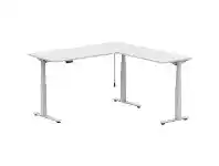 Officeworks Stilford S2 Electric 1800mm Corner Workstation White offer