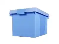 Officeworks Creation Plastics Creation Plastic Easy File n&#039; Store 32L Blue offer