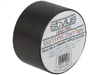 Officeworks Stylus PVC Duct Tape 48mm x 30m Black offer