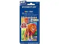 Officeworks Staedtler Jumbo Triangular Coloured Pencil 10 Pack offer