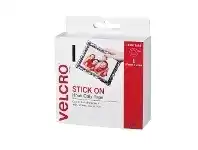 Officeworks VELCRO Brand Hook Only Strips 25mm x 3.6m White offer