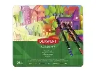 Officeworks Derwent Academy Coloured Pencils 24 Pack offer