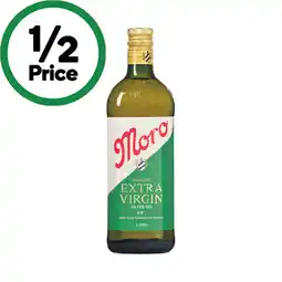 Woolworths Moro Olive Oil or Extra Virgin Olive Oil 1 Litre offer