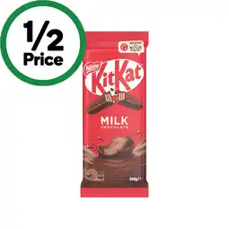 Woolworths Nestlé or Allen’s Chocolate Blocks 118-180g offer