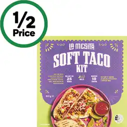 Woolworths La Mesita Soft Taco Kit offer