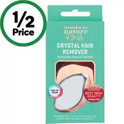 Woolworths Thanks To Nature Crystal Hair Remover offer