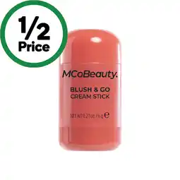 Woolworths MCoBeauty Blush & Go Cream Stick offer