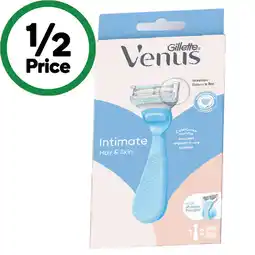Woolworths Gillette Venus Intimate Hair & Skin Razor Kit offer