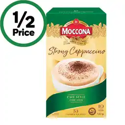 Woolworths Moccona Coffee Sachets-10 offer