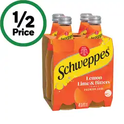 Woolworths Schweppes Mixers or Mineral Water 4 x 300ml offer