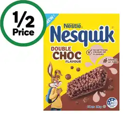 Woolworths Nestlé Nesquik Cereal Bars offer