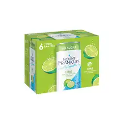 Woolworths Mount Franklin Lightly Sparkling Water offer