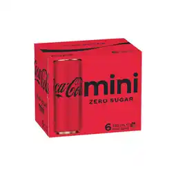 Woolworths Coca-Cola Classic, Zero Sugar or Diet Soft Drink Varieties 6 x 250ml offer