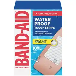 Woolworths Band-Aid Waterproof Tough Strips Extra Large offer