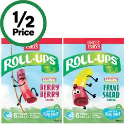 Woolworths Uncle Tobys Roll Ups offer