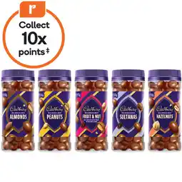 Woolworths Cadbury Chocolate Coated Fruit & Nut Varieties offer