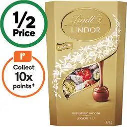 Woolworths Lindt Lindor Cornet offer