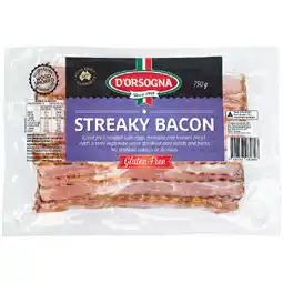 Woolworths D’Orsogna Streaky Bacon – From the Fridge offer