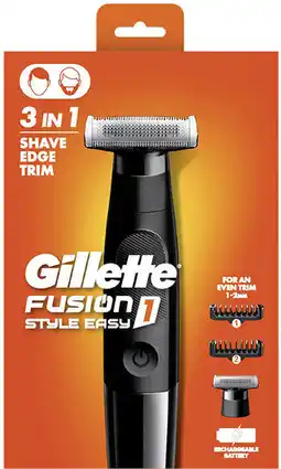 Coles Gillette Fusion One Style Easy Trimmer 1 Each offer