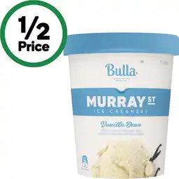 Woolworths Bulla Murray St Ice Cream Tub offer