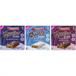Woolworths Arnott's Quatro Bars offer