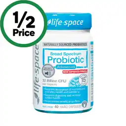 Woolworths Life-Space Broad Spectrum Probiotic Capsules offer