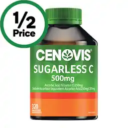 Woolworths Cenovis Sugarless C 500mg Chewable Tablets offer