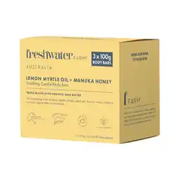 Woolworths Freshwater Farm Lemon Myrtle Manuka Honey Soap offer