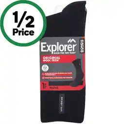 Woolworths Bonds Explorer Wool Crew Socks Assorted offer