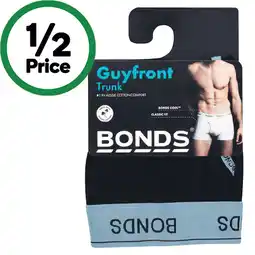 Woolworths Bonds Men’s Guy Front Trunk Assorted offer
