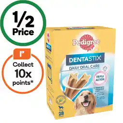 Woolworths Pedigree Dentastix Dog Treats offer