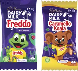 Coles Cadbury Giant Caramello Koala or Freddo 35g offer