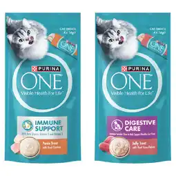 Woolworths Purina One Puree Cat Treats offer