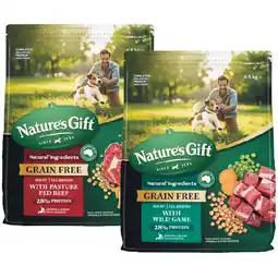 Woolworths Nature’s Gift Grain Free Dry Dog Food offer