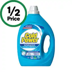 Woolworths Cold Power Laundry Liquid 2 Litre, Powder 2 kg or Capsules Pk 29 offer