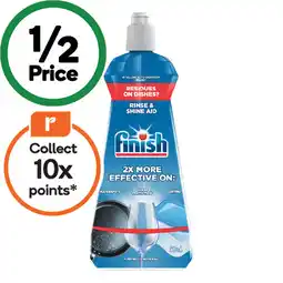 Woolworths Finish Rinse & Shine Dishwasher Aid offer